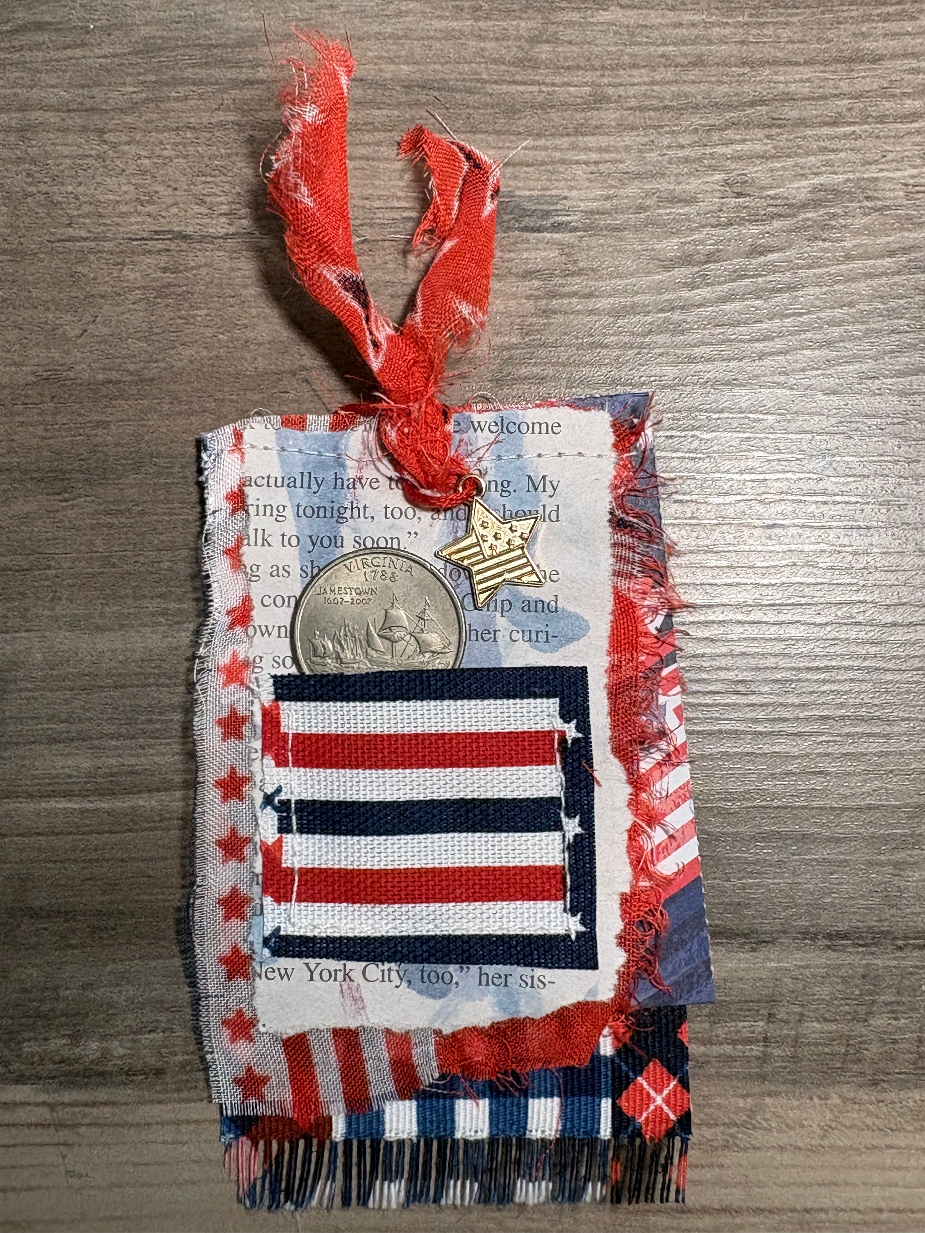 4th of July Red, White & Blue Tag